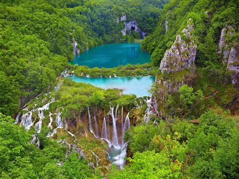 walk through croatia s plitvice lakes a unesco world heritage site with stunning lakes caves