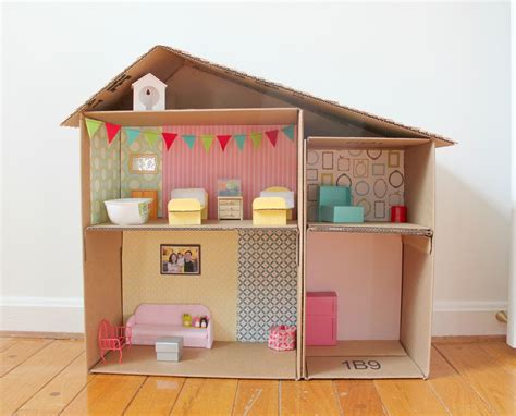 Mini World Cardboard Dollhouses Diy Barbie House Diy Dollhouse Furniture Barbie House