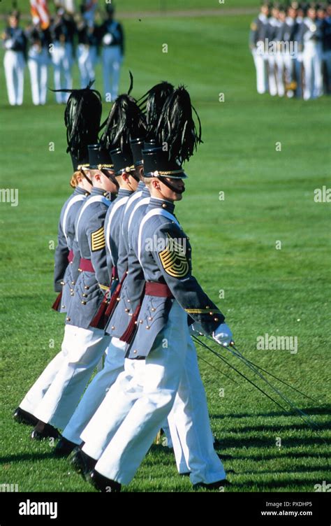 Formal Cadet Parade At The United States Military Academy West Point