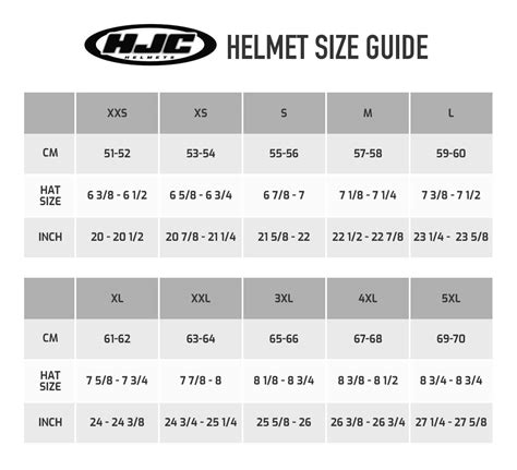 Sizes vary slightly between brands, so be sure to check the measurements for the specific helmet brand you are interested in. Buy HJC CL-Y Graphic Motorcycle Helmet | Demon Tweeks