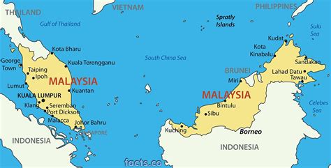 Does it prejudice malay rights entrenched in article 153 of our constitution? Malaysia map - A map of malaysia (South-Eastern Asia - Asia)