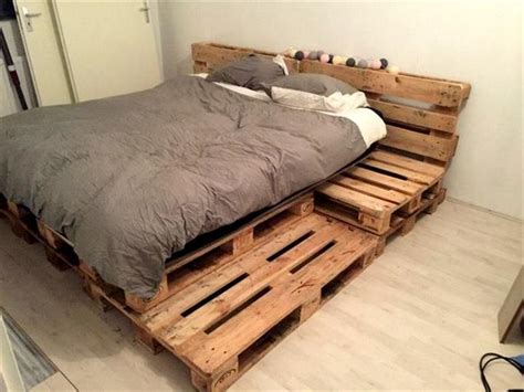 This was a really fun build and a design i diy pallet bed with storage ideas why buy when you can build? Fully Featured Pallet Bed - 25+ Renowned Pallet Projects ...