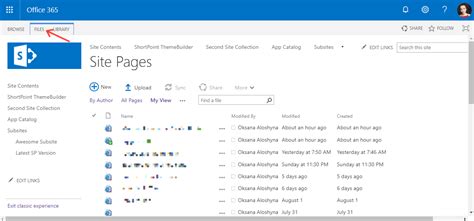 how to create a modern page on a classic sharepoint site shortpoint support