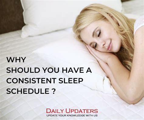 Why Should You Have A Consistent Sleep Schedule Daily Updaters