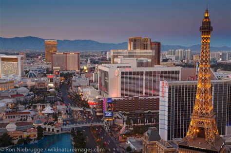 Vegas Strip at sunset | Las Vegas, Nevada. | Ron Niebrugge Photography