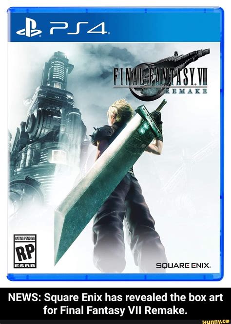 News Square Enix Has Revealed The Box Art For Final Fantasy Vii Remake