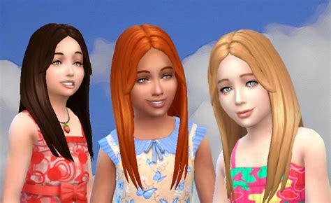 My Sims 4 Blog Kiara24 Single Hair For Girls