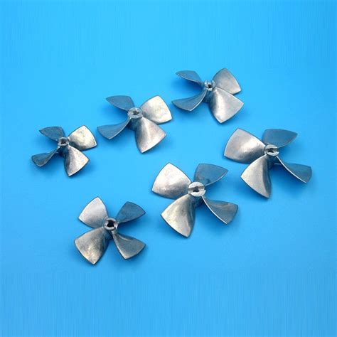 Rc Boats Metal Cw Ccw Propeller 4 Blade 40mm Shaft Size 445560mm