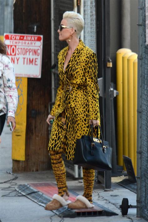 Katy Perry In Versace Jimmy Kimmel Live Fashion And Lifestyle Digital