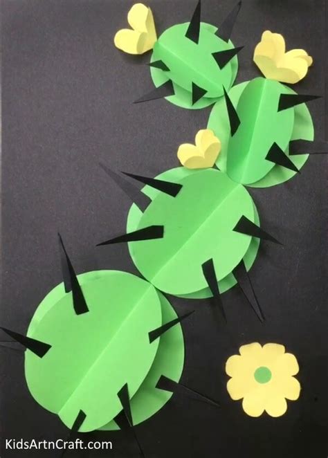 Diy Paper Cactus Craft To Make With Parents Step By Step Tutorial