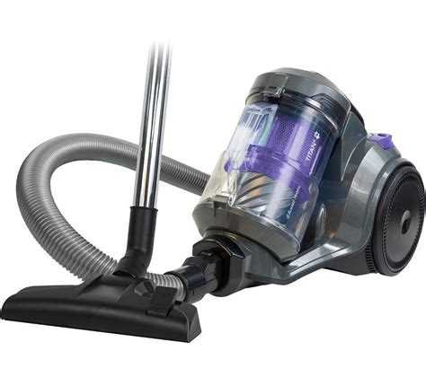 buy russell hobbs titan rhcv4601 cylinder bagless vacuum cleaner spectrum grey and purple free