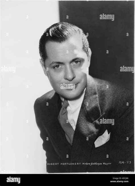 Actor Robert Montgomery Publicity Portrait For The Film The First
