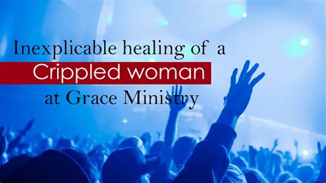 Live Miracle Crippled Women Healed At Grace Ministry Mangalore Youtube
