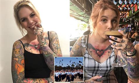Heavily Tattooed Aspiring Cop Claims She Was Rejected From The Police