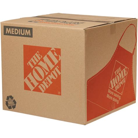 The Home Depot 18 In L X 18 In W X 16 In D Medium Moving Box 1001005