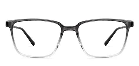grey rectangle full rim unisex eyeglasses by lenskart air 151702