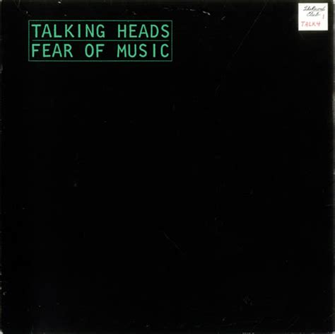 Talking Heads Fear Of Music Canadian Vinyl Lp Album Lp Record 522973