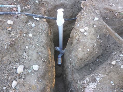 One, is the french drain. Rain Water System - Collection Pipes