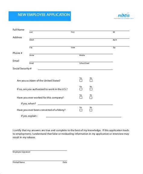 The Ultimate Guide To New Employee Forms Free Templates