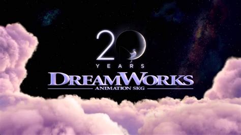 Dreamworks Animation 20th Anniversary Logo Youtube