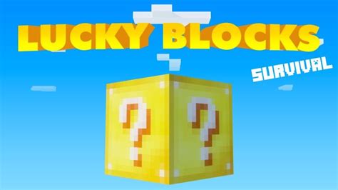 Lucky Blocks Survival By Fall Studios Minecraft Marketplace Map