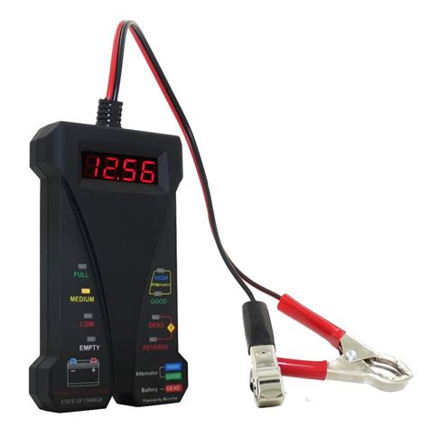 MOTOPOWER MP A V Digital Car Battery Tester Voltmeter Alternator Analyzer With LCD And LED