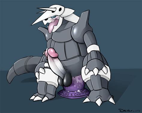 Rule 34 2013 Aggron Anal Anal Sex Armor Balls Big Penis Blue Eyes