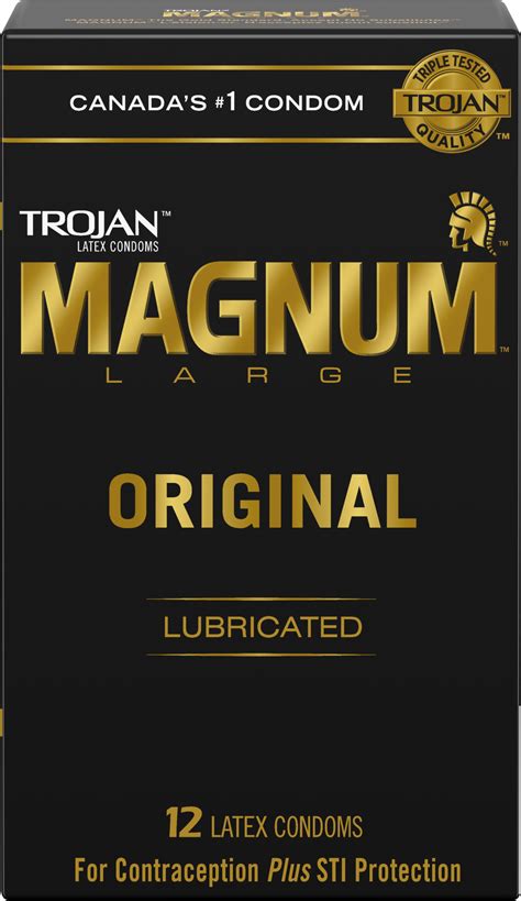 Trojan Magnum Original Lubricated Condoms