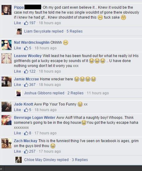 Cheater Gets Totally Busted On Facebook Wow Gallery Ebaums World
