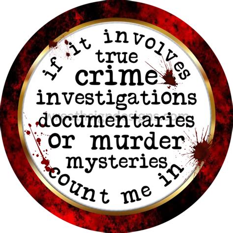 True Crime Junkies Wreath Sign Designs