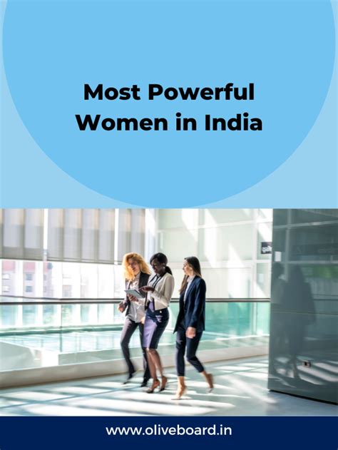 10 Most Powerful Women In India Oliveboard