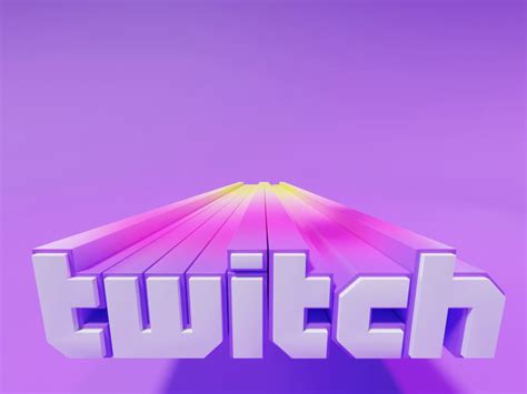 Twitch Logo 3d Animation Render By Tarek Al Shawwa On Dribbble