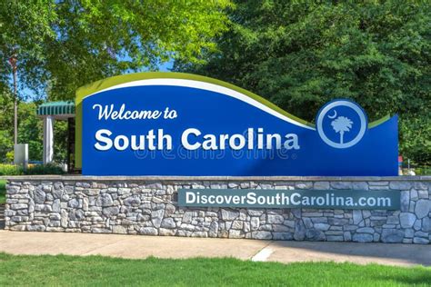 South Carolina Welcome Sign Stock Photos Free And Royalty Free Stock