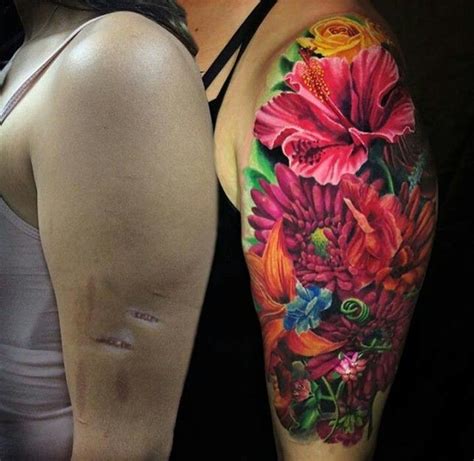 Beautiful Scar Cover Up Love The Colors Shoulder Cover Up Tattoos
