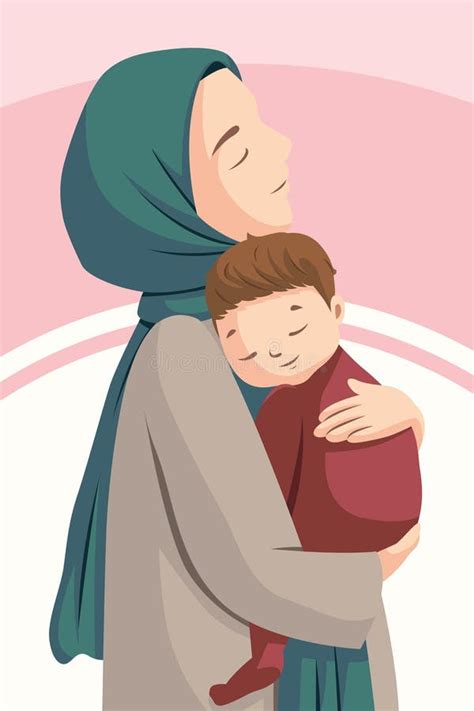 Love Muslim Mother Her Son Stock Illustrations 59 Love Muslim Mother Her Son Stock