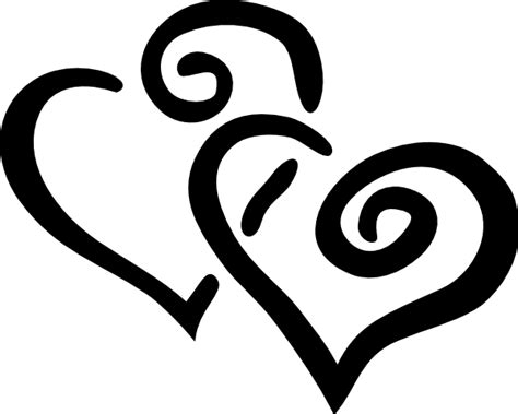 Background with black grunge heart. Black And White Heart Clipart - Clipartion.com
