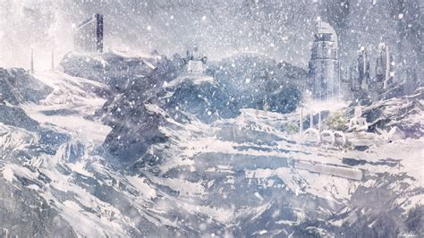 Winter Blizzard Wallpaper Wallpapersafari