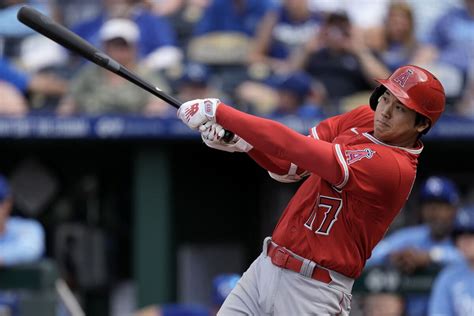 Shohei Ohtani Hits 150th Career Homer Angels Lose To Royals Los