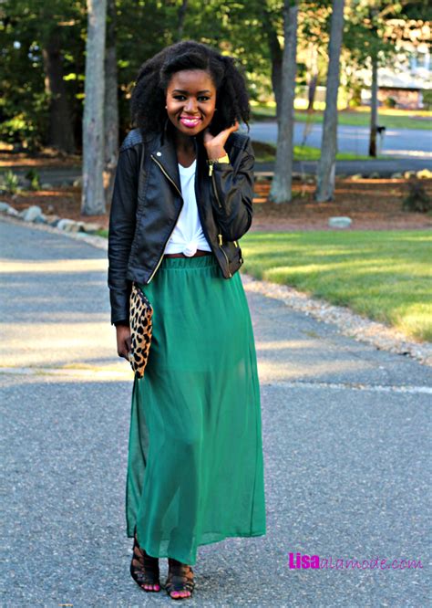Fall Maxi Skirt Outfit Fashion A La Mode Link Up