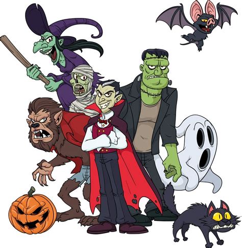 Halloween Creatures Bigstock Classic Halloween Creatures A 25633154