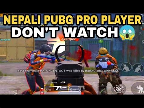 Nepali Pubg Mobile Pro Player Tdm Gameplay V Youtube