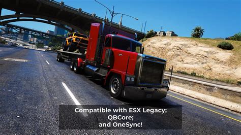 Trucking Job Co Op Functionality Esxqbcore Releases Cfxre