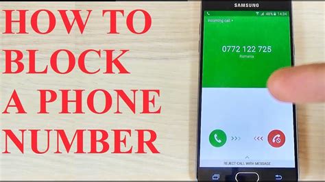 Samsung Galaxy A3 A5 A7 2016 How To Block A Phone Number Call