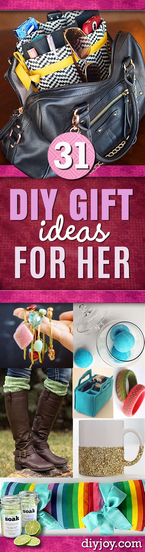 Even if you waited until the last minute and have no money, she'll adore a homemade gift from her mom won't even be able to tell you waited until the last minute thanks to these thoughtful homemade gifts. DIY Gift Ideas for Her