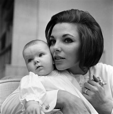 Joan Collins Pictured With Her Four Month Old Daughter Tara Photos