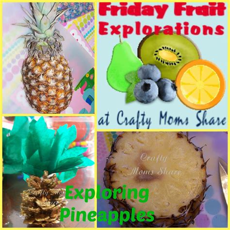 Crafty Moms Share Friday Fruit Exploration Pineapple