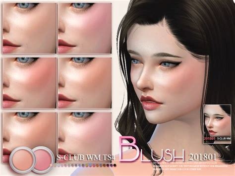 S Club Wm Ts4 Blush 201801 Sims 4 Sims Blush Makeup Vrogue
