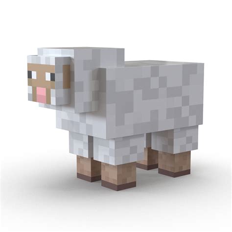 Minecraft Sheep Rigged Model Turbosquid 1538838