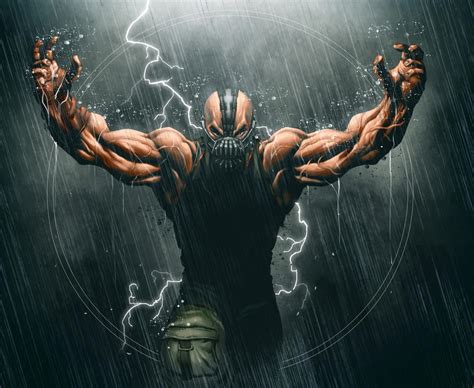 Comics Forever The Dark Knight Rises Bane Artwork By Brian