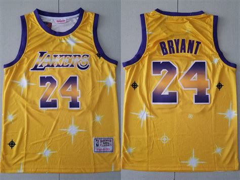 Ecseller Official Mens Nba Los Angeles Lakers 24 Kobe Bryant Gold